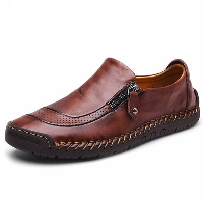 Ashford | Lennox – Men's Slip - On Leather Loafers with Modern Fit - Ashford London Clothing