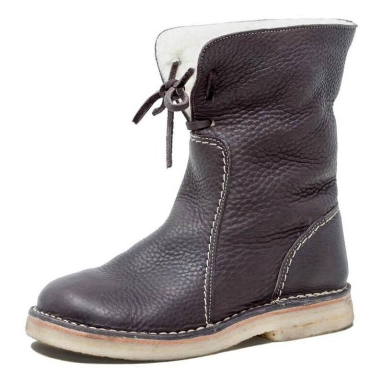 Ashford | Lesli – Women’s Leather Lace-Up Ankle Boots with 2-Inch Heel