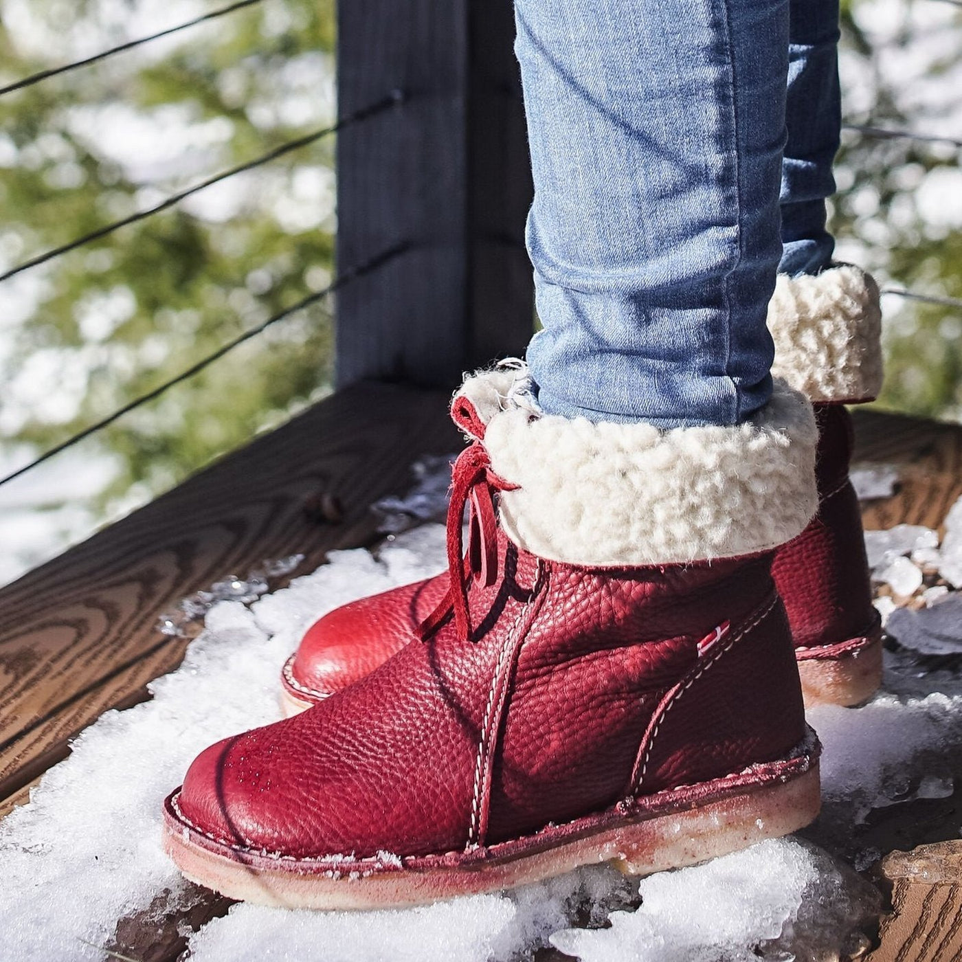 Ashford | Lesli – Women’s Leather Lace-Up Ankle Boots with 2-Inch Heel