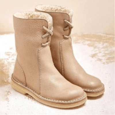 Ashford | Lesli – Women’s Leather Lace-Up Ankle Boots with 2-Inch Heel