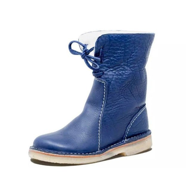Ashford | Lesli – Women’s Leather Lace-Up Ankle Boots with 2-Inch Heel