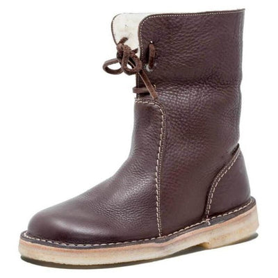 Ashford | Lesli – Women’s Leather Lace-Up Ankle Boots with 2-Inch Heel