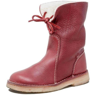 Ashford | Lesli – Women’s Leather Lace-Up Ankle Boots with 2-Inch Heel