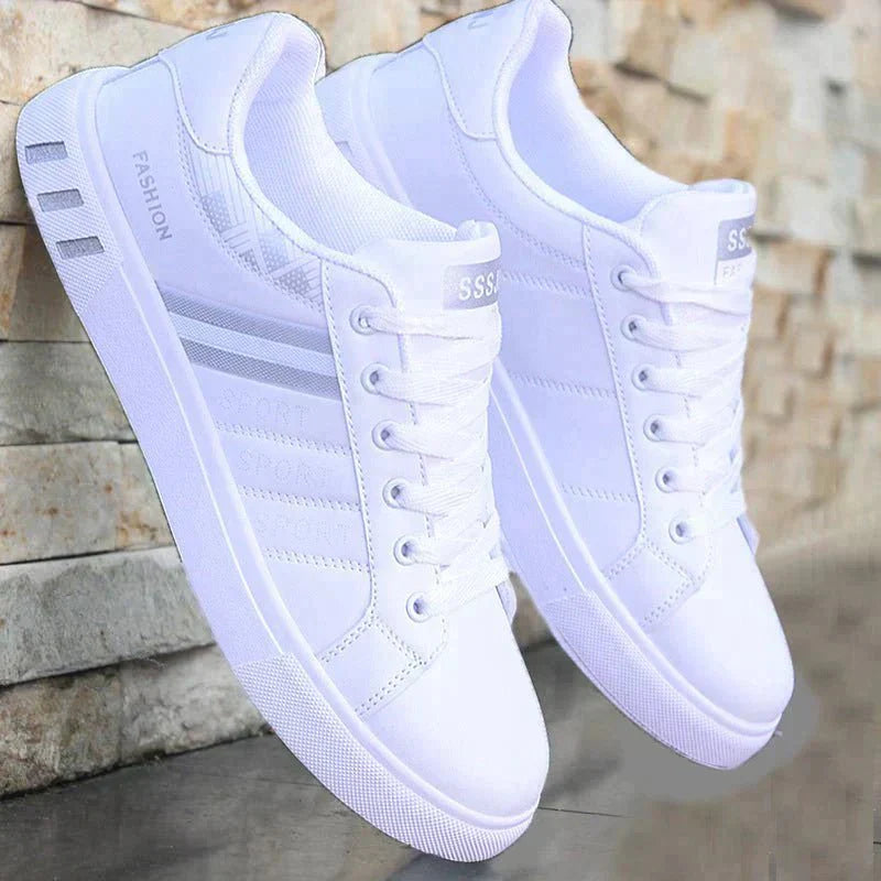 ASHFORD | Louis Men’s Low - Top Casual Sneakers – Textured Design - Ashford London Clothing