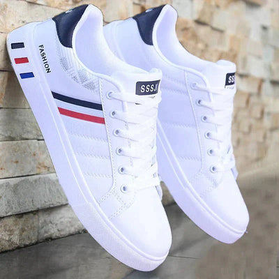 ASHFORD | Louis Men’s Low - Top Casual Sneakers – Textured Design - Ashford London Clothing