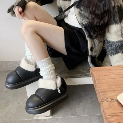 Ashford | Lysandra – Women’s Bow Detail Boots – Fur Lined & Thick Sole