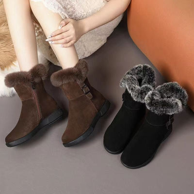 Ashford | Maja – Women’s Winter Snow Boots with Thick Lining & Side Zipper