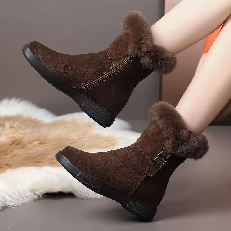 Ashford | Maja – Women’s Winter Snow Boots with Thick Lining & Side Zipper