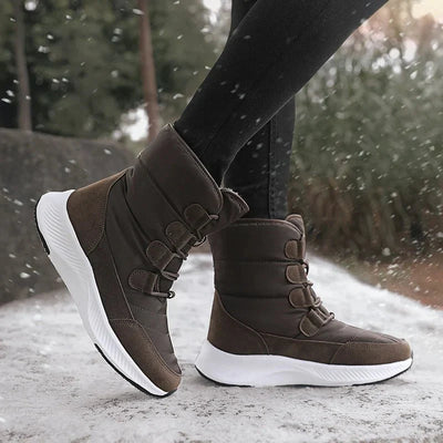 Ashford | Marnie – Women’s Combat Boots with Plush Lining & Flat Sole for Winter