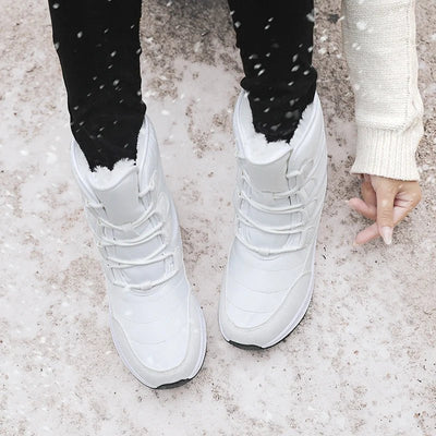 Ashford | Marnie – Women’s Combat Boots with Plush Lining & Flat Sole for Winter