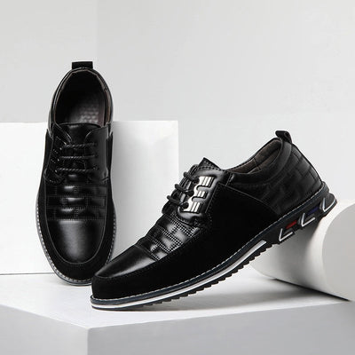 Ashford | Mason Men’s Checked Lace - Up Shoes – Almond Toe – Low Heel - Ashford London Clothing