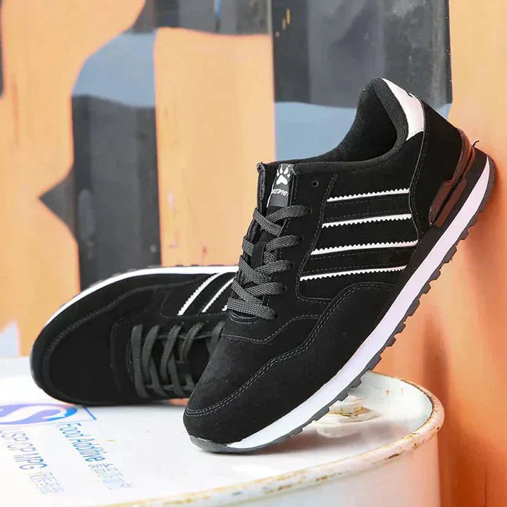 ASHFORD | Men’s Sneakers – Classic Low - Top Style – Breathable Synthetic Leather - Ashford London Clothing