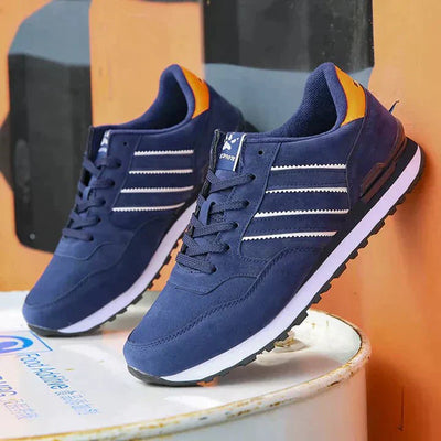ASHFORD | Men’s Sneakers – Classic Low - Top Style – Breathable Synthetic Leather - Ashford London Clothing