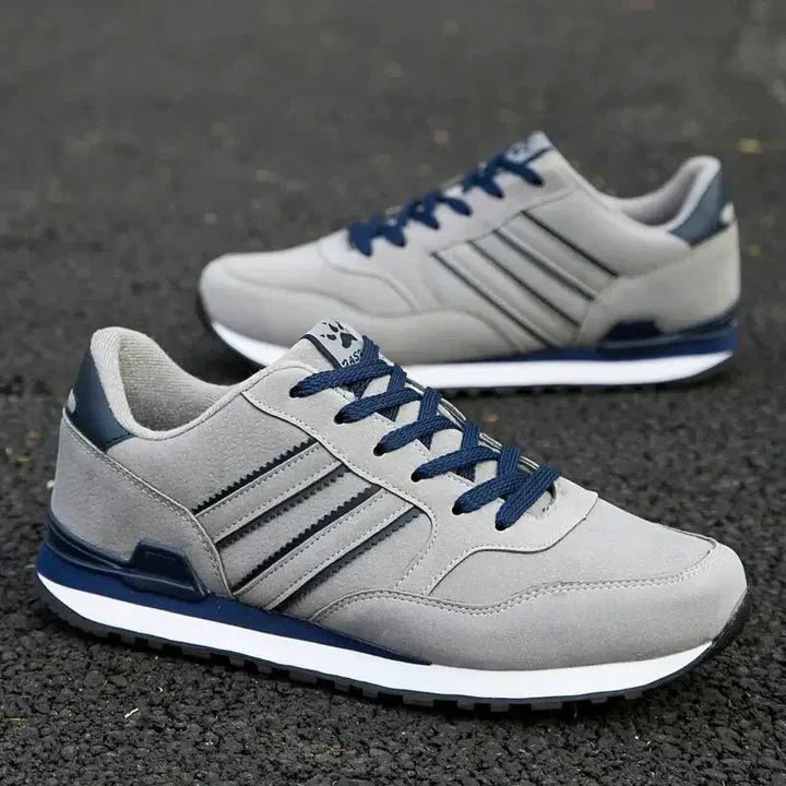 ASHFORD | Men’s Sneakers – Classic Low - Top Style – Breathable Synthetic Leather - Ashford London Clothing