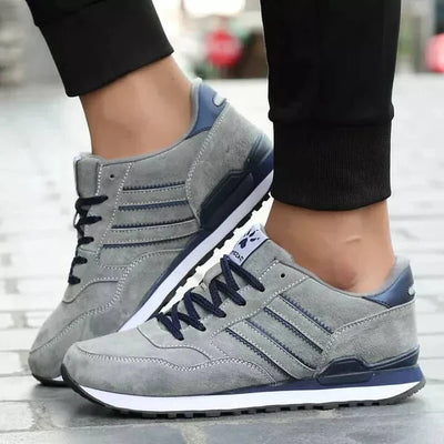 ASHFORD | Men’s Sneakers – Classic Low - Top Style – Breathable Synthetic Leather - Ashford London Clothing
