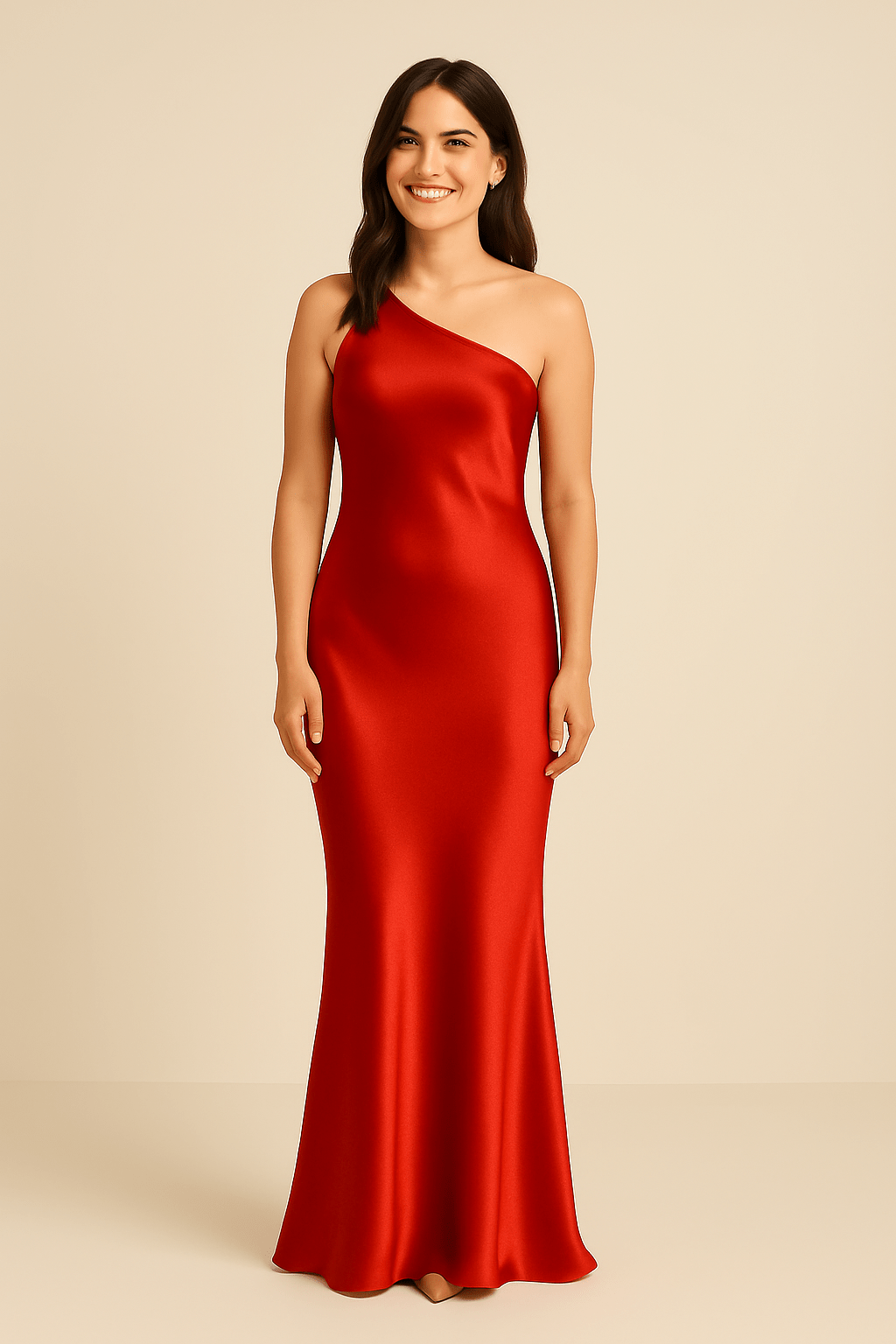 Ashford | Mila Backless Satin Gown Dress - Ashford London Clothing
