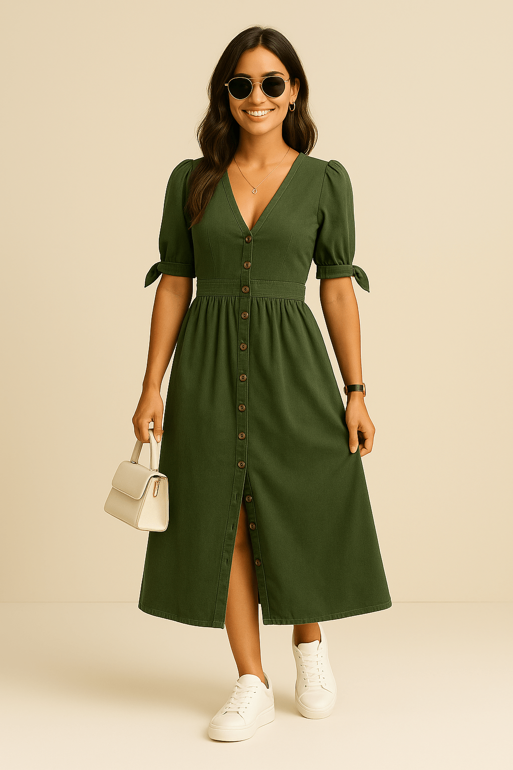 Ashford | Niamh Maxi Dress – Denim Elegance, Soft Stretch, Urban Grace - Ashford London Clothing