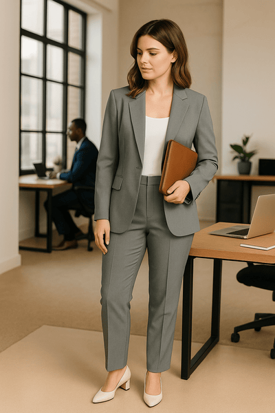 Ashford | Operah Two - Piece Blazer & Trouser Set – Elegant Cut - Ashford London Clothing
