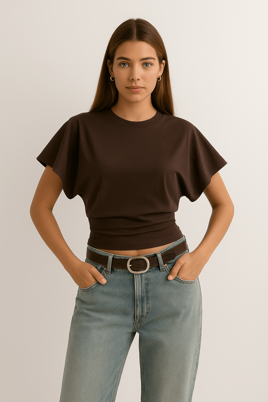 Ashford | Relaxed Fit T-Shirt – Ashford Trendy Tee With Wide Sleeves And Relaxed Fit - Ashford London Clothing