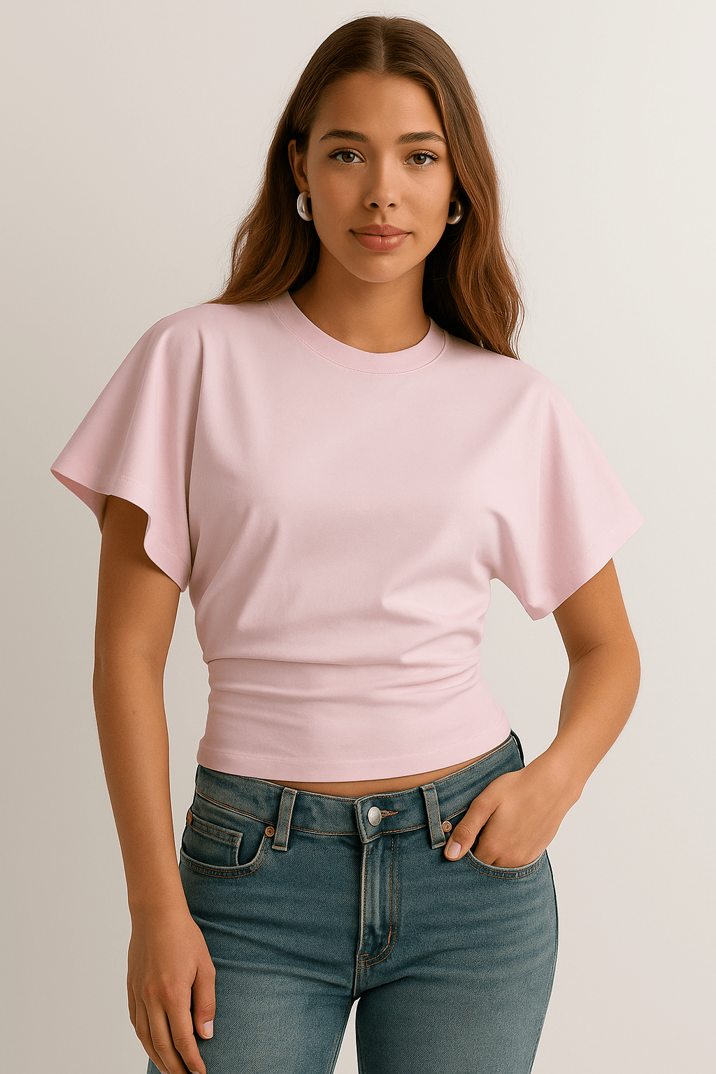 Ashford | Relaxed Fit T-Shirt – Ashford Trendy Tee With Wide Sleeves And Relaxed Fit - Ashford London Clothing