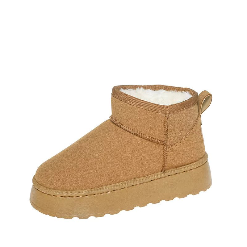 Ashford | Romina – Women’s Suede-Look Ankle Boots with Plush Lining & Rugged Sole