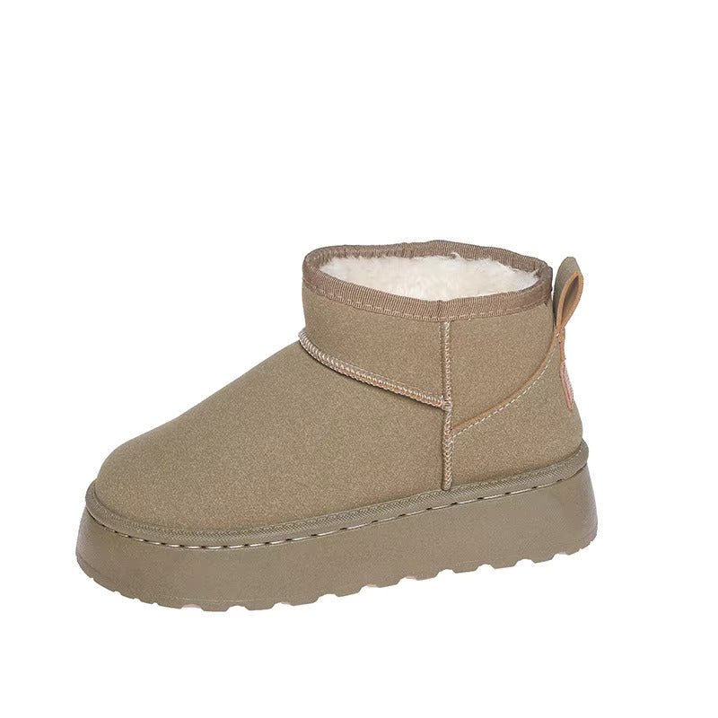 Ashford | Romina – Women’s Suede-Look Ankle Boots with Plush Lining & Rugged Sole
