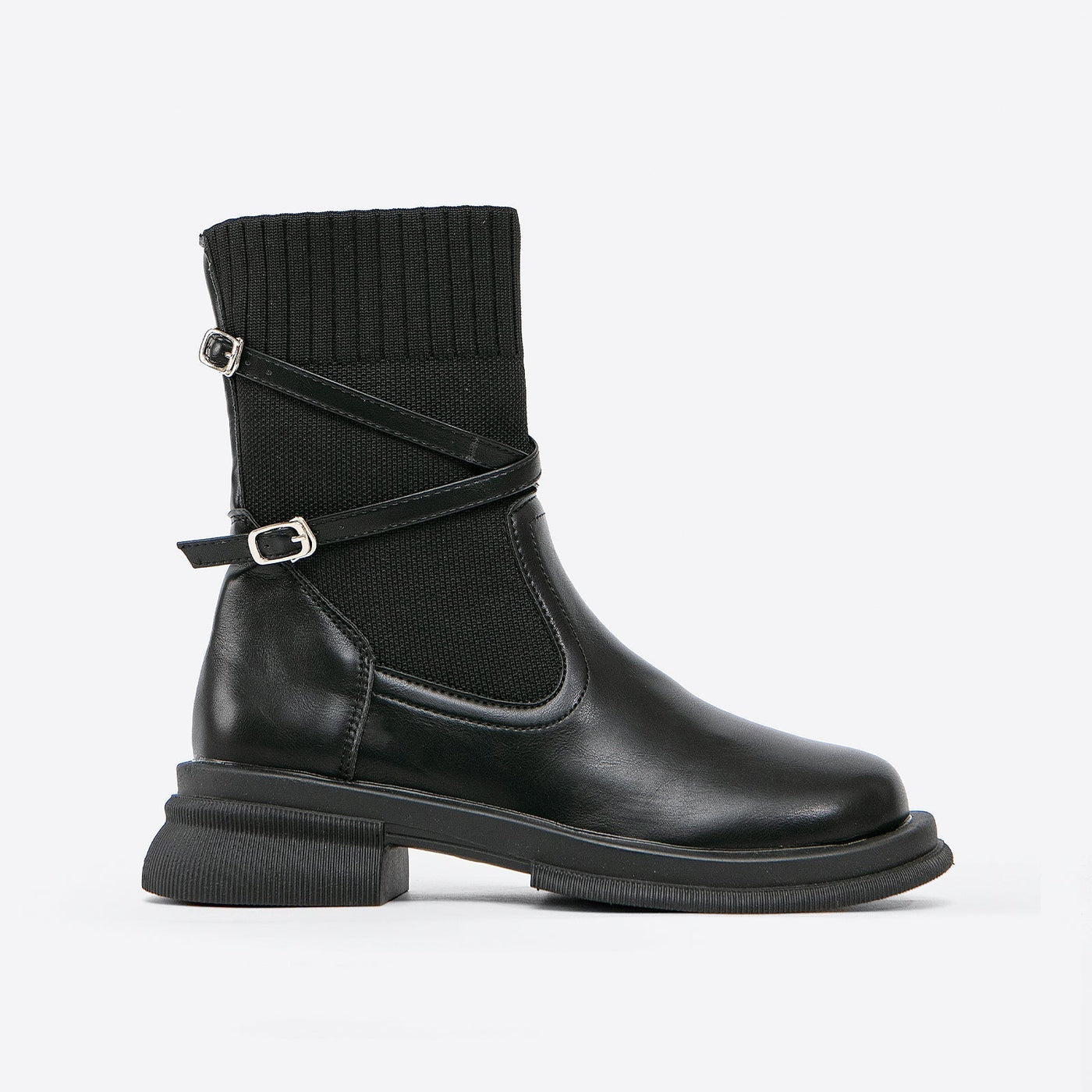 Ashford | Runa – Women’s Faux Leather Ankle Boots with Chic Strap Details