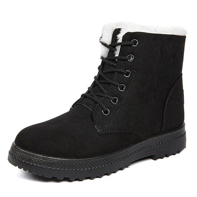 Ashford | Sanni – Women’s Plush Lined Boots – Low Heel, Cozy & Stylish