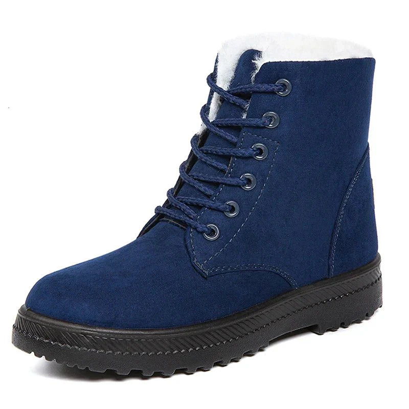 Ashford | Sanni – Women’s Plush Lined Boots – Low Heel, Cozy & Stylish