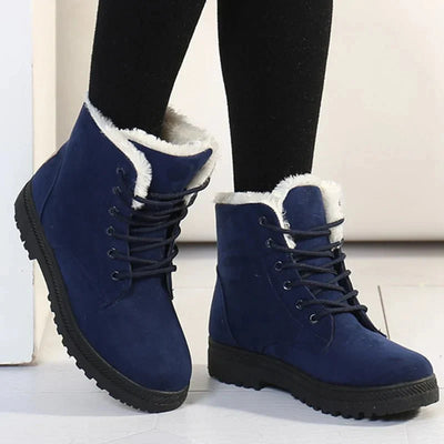 Ashford | Sanni – Women’s Plush Lined Boots – Low Heel, Cozy & Stylish