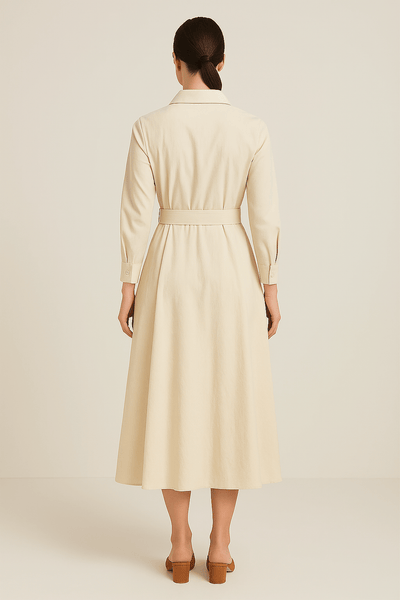 Ashford | Sarah Women's Cotton Style Shirt Dress - Ashford London Clothing
