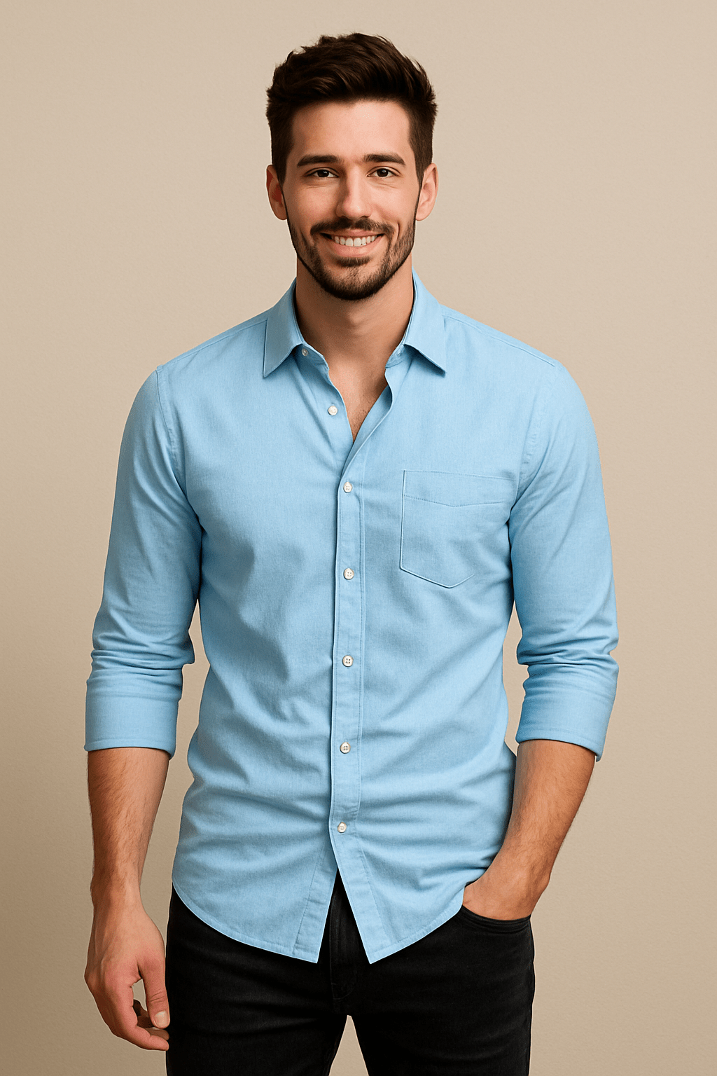ASHFORD | Signature Breathable Stretch Long - Sleeve Shirt - Ashford London Clothing