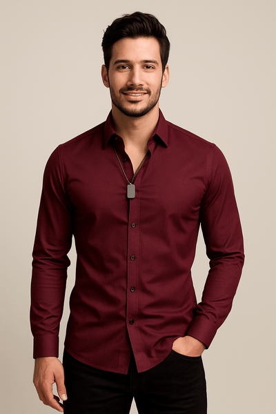 ASHFORD | Signature Breathable Stretch Long - Sleeve Shirt - Ashford London Clothing