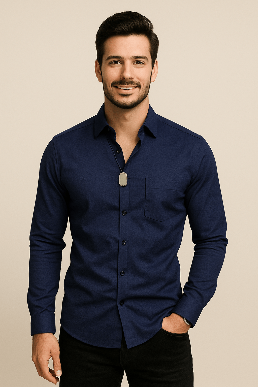 ASHFORD | Signature Breathable Stretch Long - Sleeve Shirt - Ashford London Clothing