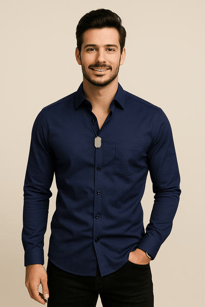 ASHFORD | Signature Breathable Stretch Long - Sleeve Shirt - Ashford London Clothing