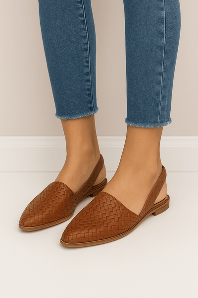 Ashford | Stylish Leather Flats - Ashford London Clothing