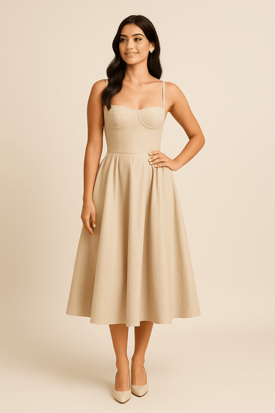 Ashford | Summer V Neck Dress - Ashford London Clothing