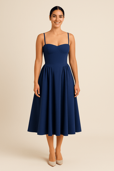 Ashford | Summer V Neck Dress - Ashford London Clothing