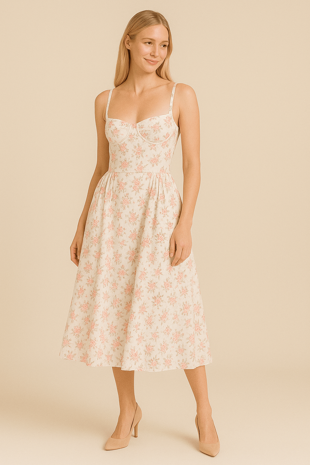 Ashford | Summer V Neck Dress - Ashford London Clothing