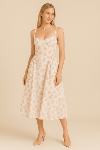 Ashford | Summer V Neck Dress - Ashford London Clothing