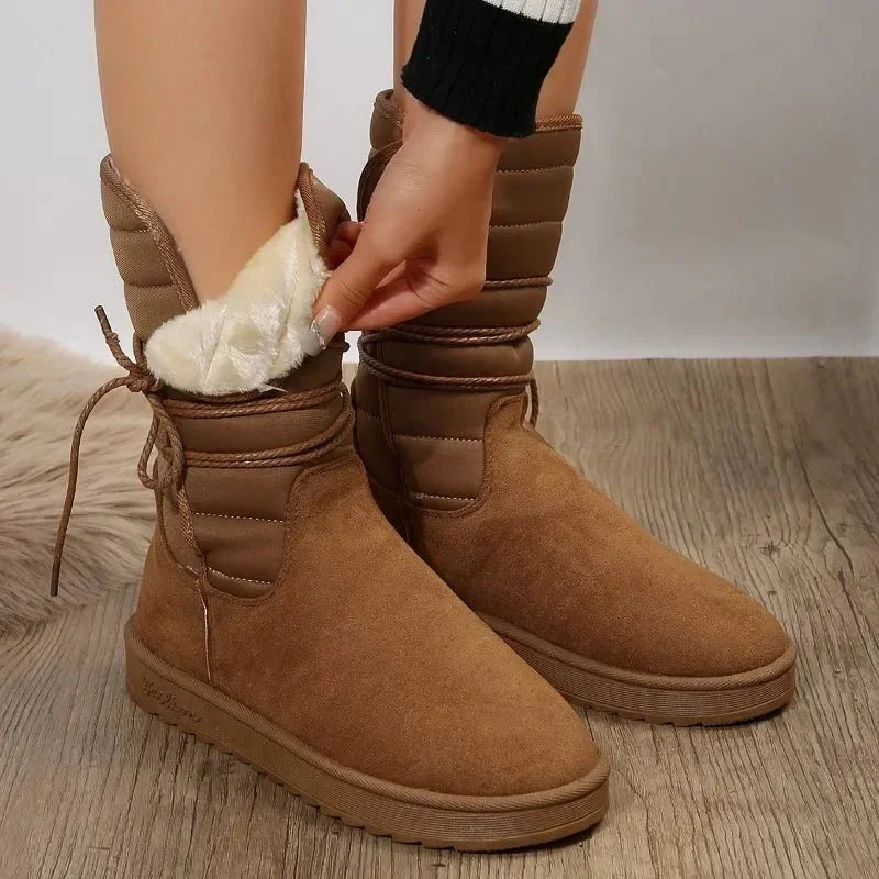 Ashford | Svala – Women’s Lace-Up Boots with Fur Lining