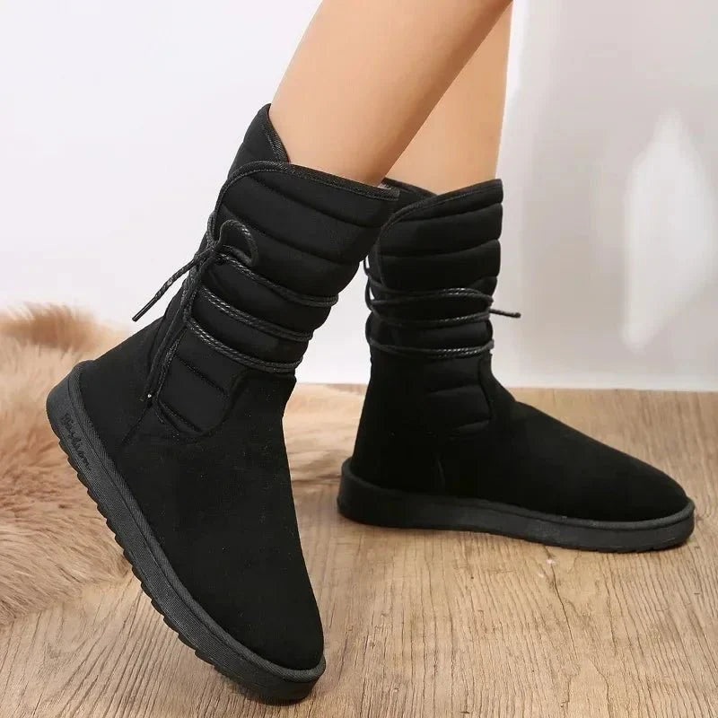 Ashford | Svala – Women’s Lace-Up Boots with Fur Lining