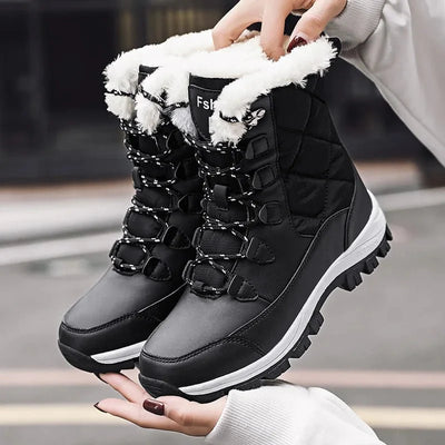 Ashford | Talia – Women’s Cozy Outdoor Lace-Up Boots with Warm Lining