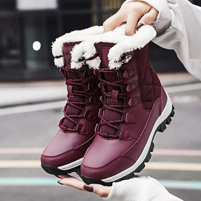 Ashford | Talia – Women’s Cozy Outdoor Lace-Up Boots with Warm Lining