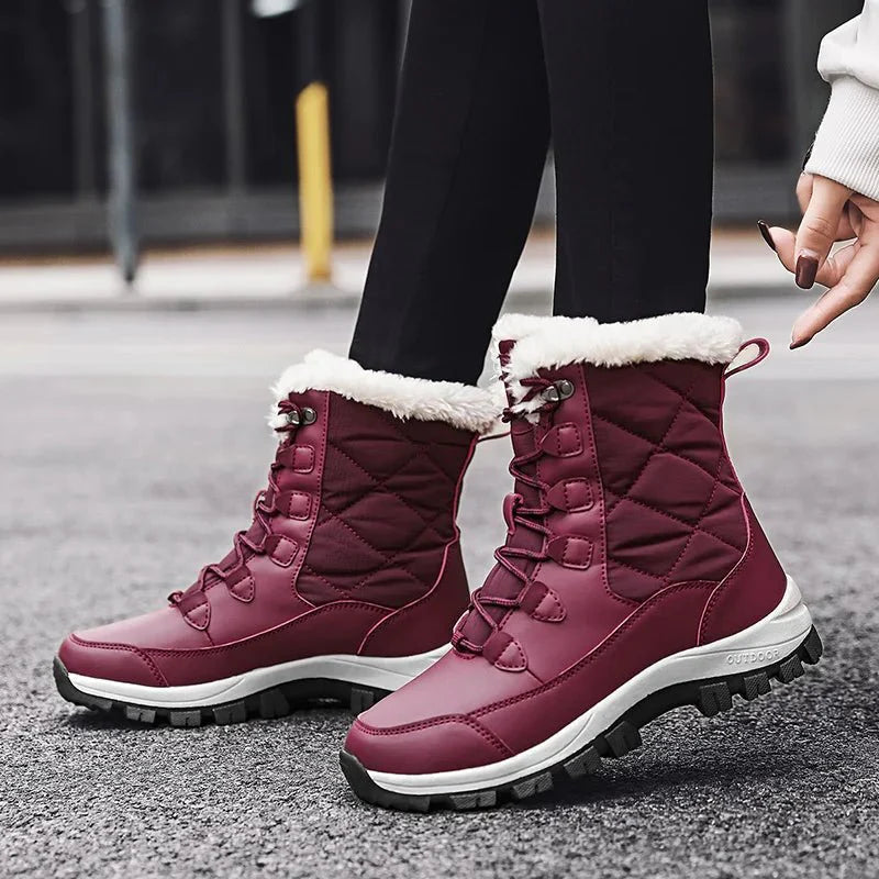 Ashford | Talia – Women’s Cozy Outdoor Lace-Up Boots with Warm Lining