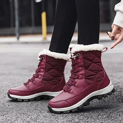 Ashford | Talia – Women’s Cozy Outdoor Lace-Up Boots with Warm Lining