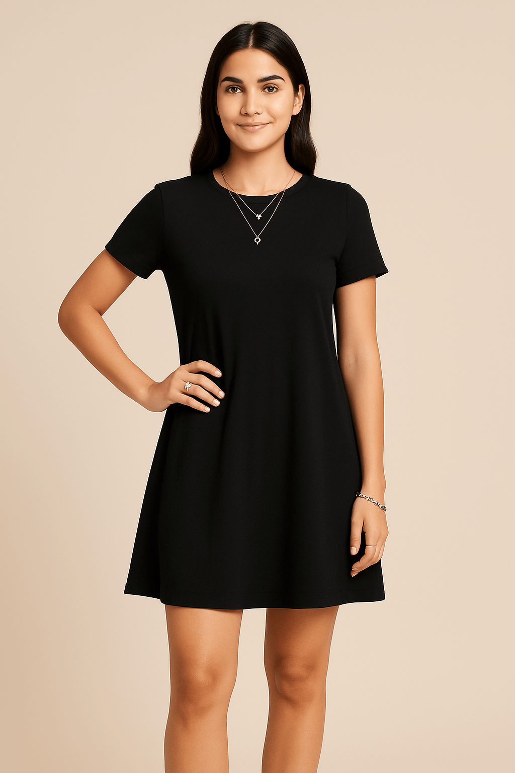 Ashford | Teresa – Women’s Casual Mini T-Shirt Dress - Ashford London Clothing