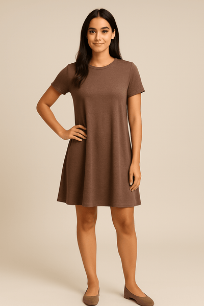 Ashford | Teresa – Women’s Casual Mini T-Shirt Dress - Ashford London Clothing