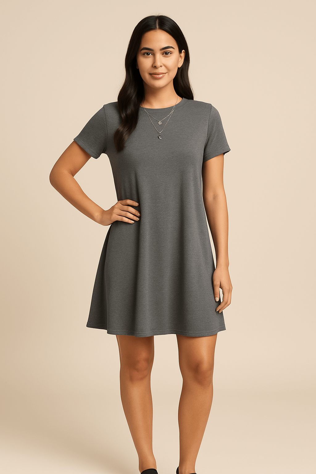 Ashford | Teresa – Women’s Casual Mini T-Shirt Dress - Ashford London Clothing