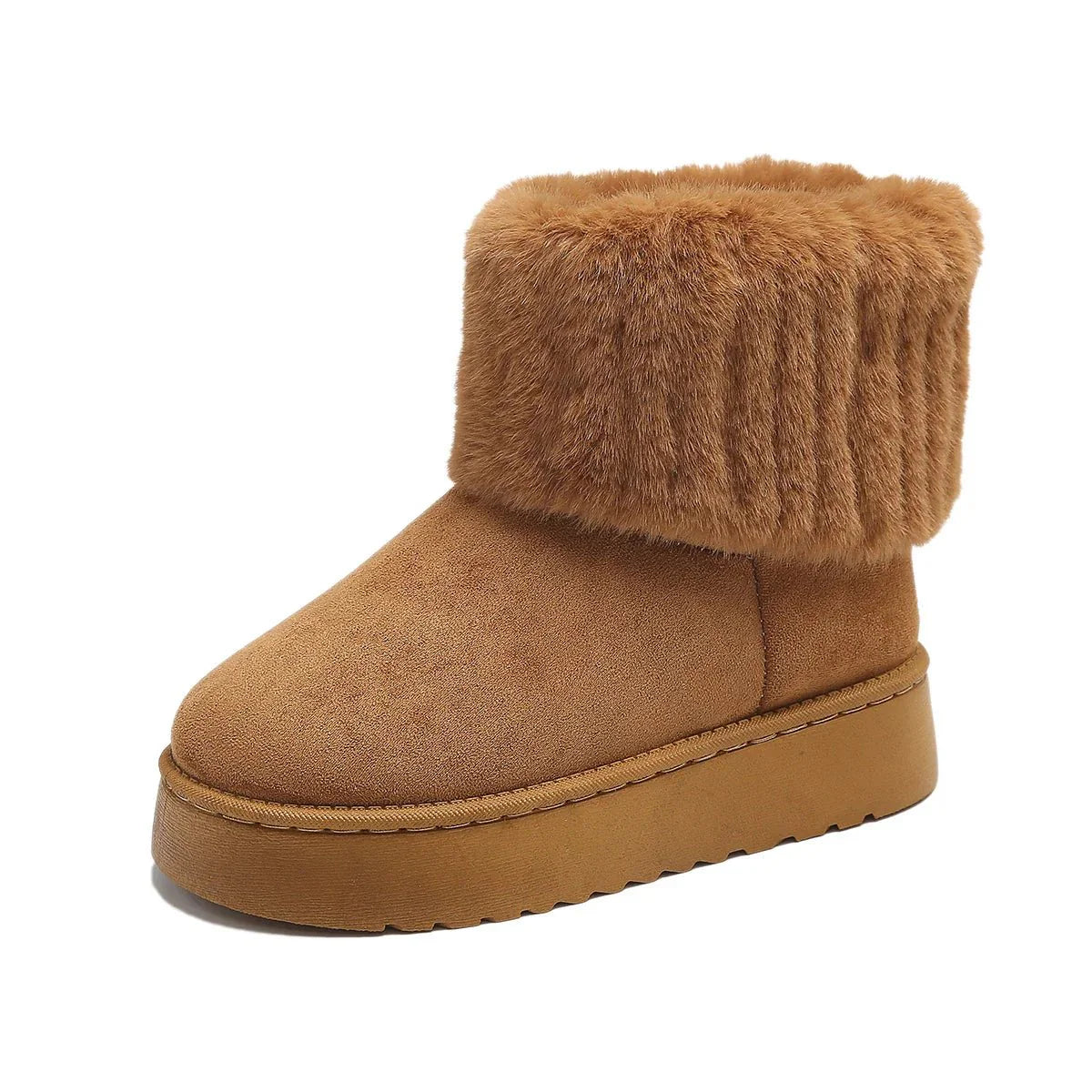 Ashford | Veera – Women’s Luxurious Fur Lined Boots – Flat Heel, Cozy & Elegant